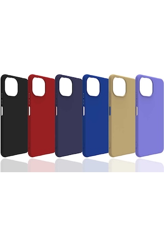 Xiaomi Mi 11 Lite Kılıf Zore Biye Silikon Mor