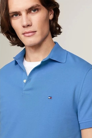 Tommy Hilfiger Erkek Polo Heren Soluk Mavi T-shirt Denim