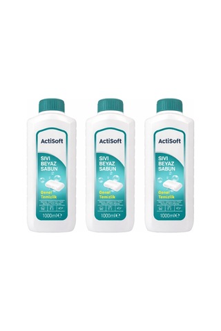 Sıvı Beyaz Sabun 1000 Ml 3 Lü Paket