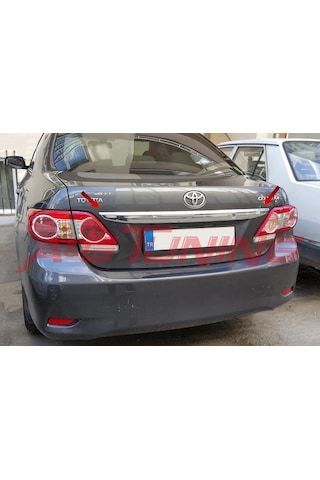 Toyota Corolla Krom Bagaj Çıtası 2011-2013 Paslanmaz Çelik N11.6025