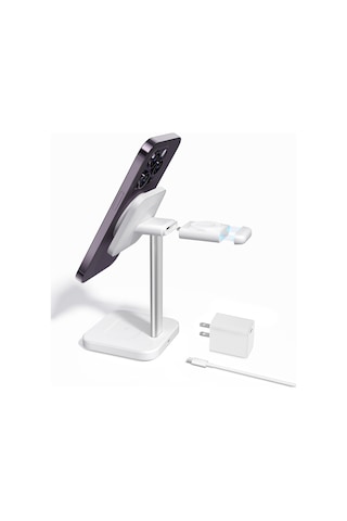 Şarj Standı 3 İn 1 İphone + Airpods + Apple Watch Uyumlu Mfm Lisanslıdır.