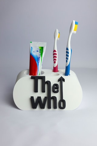 The Who - Dekoratif Diş Fırçalık Beyaz