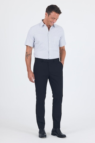 İmza Siyah Esnek Yandan Cepli Slim Fit Classic Pantolon 1003250013 Siyah