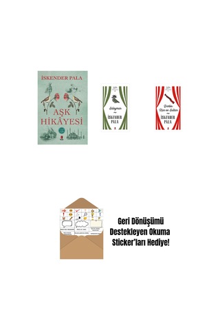 Aşk Hikâyesi + Süleyman Ciltli + Darbe: Kan Ve Sultan Ciltli + Okuma Sticker'ları