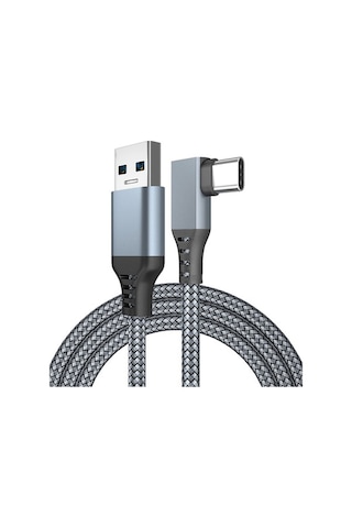 Willowhaven Usb-c 3m Gri Entegre Veri Kablosu, Vr Oyun Bilgisayarı Aleti İçin