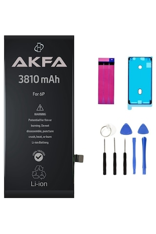 Akfa Apple Uyumlu iPhone  11 Telefon Batarya- 3510 Mah Tamir Seti. Model:djmqst58