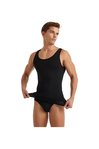 Erkek Korse Atlet 9209 - Siyah