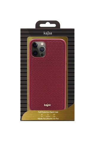 Kajsa Apple Uyumlu iPhone 12 Pro Kılıf Kajsa Splendid Serisi 3D Leaf Kapak ZORE-216754
