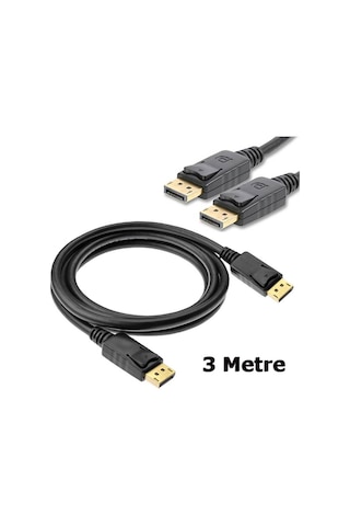 3M Metre Displayport To Displayport Kablo Display Port - Dp To Dp