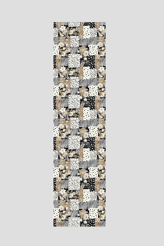 Kahverengi Leopar Kaplan Desenli Runner 40x140cm Kahverengi
