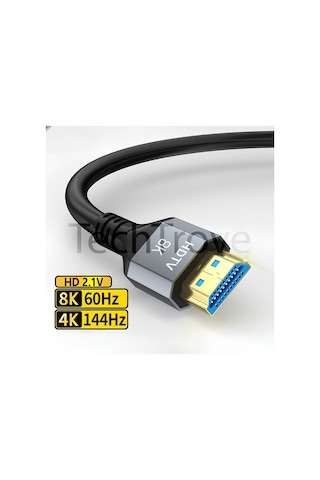 Ultra Hdtv 8k Yüksek Hızlı 2 Metre Hdmı Kablosu 8k