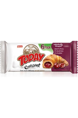 Today Kruvasan Vişneli 40 Gr. 6 Adet (1 Kutu)