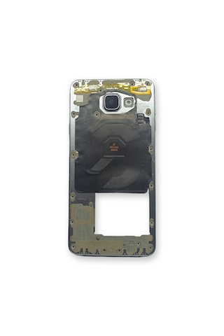Samsung A710 Kasa Samsung Galaxy Uyumlu A7 2016 Silver Gri Renk Orta Kasa Çıtalı On Off Ses Tuş Bordu Buzzer Hoparlör Kamera Lens Gri Silver