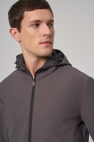 Morven Erkek Füme Trend Çift Taraflı Kapüşonlu Mont 26ks024006050 Füme