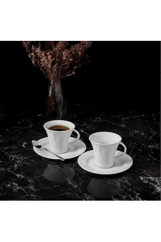 Güral Porselen Soprano 4 Parça Çay Fincan Takımı