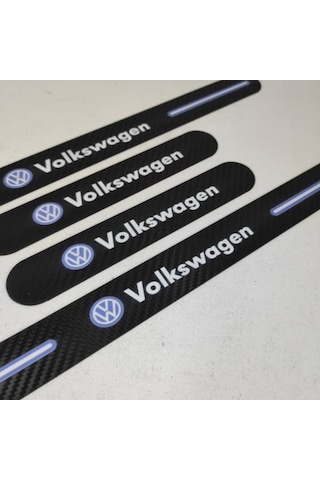 Volkswagen Passat B7 Uyumlu Carbon Kapı Eşiği + F1 Kulakçık (551020042)