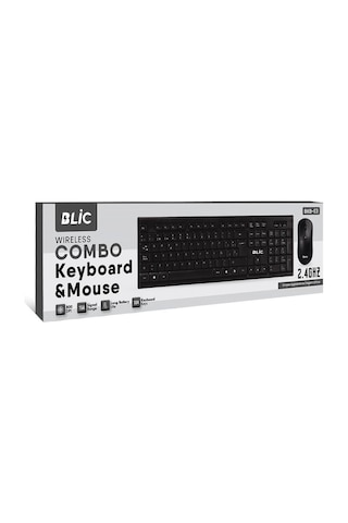 Blic Wireless Combo Klavye Mouse Seti Bkb-3
