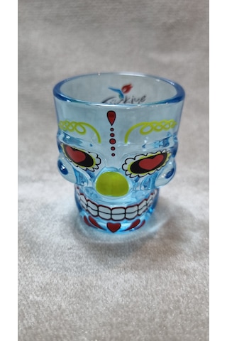 Kuru Kafa Shot Bardak Mavi