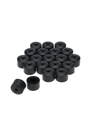 Suofeng 17mm Yıldız Delikli Lastik Vida Toz Koruma Kapağı 20 Adet + 1 Araç, Vw, Audi, Skoda Uyumlu Plastik Malzeme