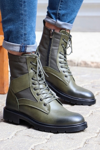 Vojo C756 Sıcak Astarlı Fermuarlı Erkek Bot Postal 2 Renk Haki