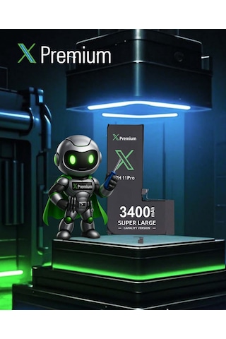Xpremium Apple Uyumlu iPhone 11 Pro Max Batarya Pil Süper Yüksek Kapasiteli Güçlendirilmiş 4200 Mah
