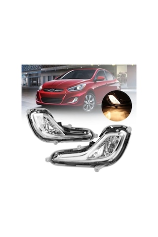 Hyundai Accent Blue Sağ Ve Sol Ön Sis Farı Lambası Ampulsüz Takım