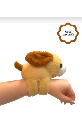 Sevimli Peluş Hayvanlar Kola Bileğe Eşyaya Takılabilen 16cm Hediyelik Sincap,tavşan,koala,maymun,fil Sarı