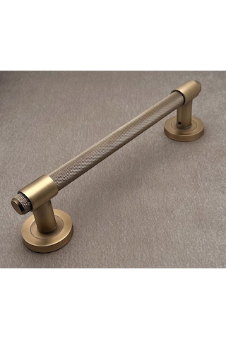 Punch Zamak A213 Mat Antik Sarı Çekme Kol Sürgülü Kapı Çekme Kolu 25 Cm 1 Adet