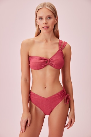 Suwen Yanı Büzgülü Bikini Alt Sb24415a142 Gülkurusu