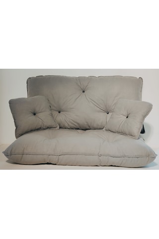 Colormix Moscow, Palet Üstü Minder, Bahçe Minderi, Balkon Minderi , Yer Minderi, Gri