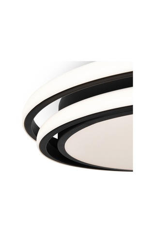 Tavan Led Avize Birmingham Salto Plafonyer 40cm Siyah - Sarı