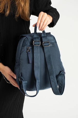 Yumuşak Dokulu Ultra Hafif, Esnek Ve Su Geçirmez Polyamid Kumaş Sırt Çantası Lacivert Model: 571-13-14b Lacivert