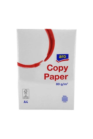 Aro A4 80 Gr Fotokopi Kağıdı 5 Paket 1 Koli -2500 Sayfa