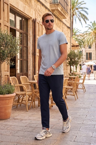 Buratti Pamuklu Regular Fit Yüksek Bel Düz Paça Çimalı Jogger Erkek Pantolon 5908058 Lacivert