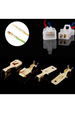 580 Parça Elektrik Kablo Konnektör Terminal Seti 2 3 4 6 9 Pin Erkek Dişi 2.8mm Otomotiv Bisiklet Ba