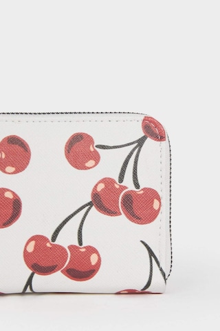 Defacto Kadın Meyve Baskılı Suni Deri Cüzdan F6793axnswt1 Beyaz