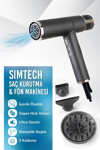 Simtech Km-1992 Saç Kurutma Ve Ultra Fön Makinesi