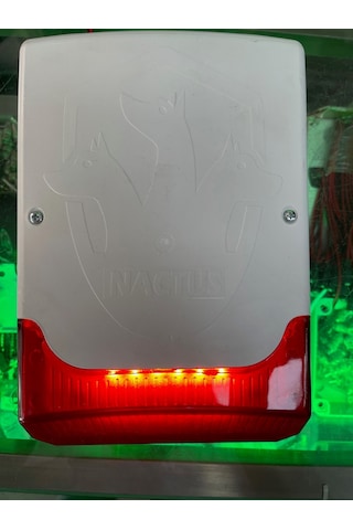 Sahte Caydırıcı Siren Alarm 12v Adaptör Dahil Sahte Caydırıcı Siren Alarm 12v Adaptör Dahil