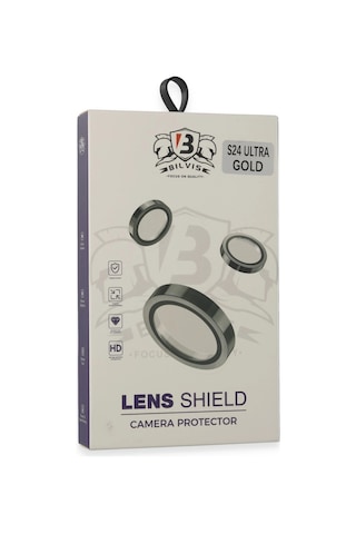 Samsung Samsung Uyumlu Galaxy S24 Ultra Bilvis Titan Kamera Lens - Gold