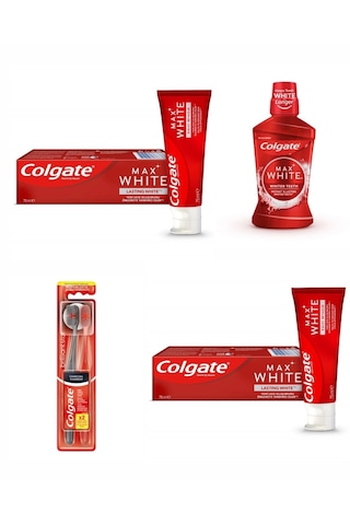 Colgate Kişisel Ağız Bakım Seti 2 Diş Macunu, Ağız Bakım Suyu, Diş Fırçası
