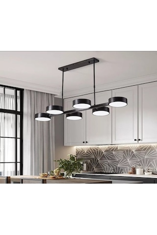 Simaavize Ultra Şık Led Avize Siyah