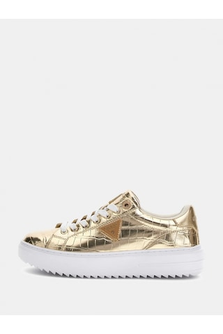 Guess Denesa Kadın Sarı Sneaker Flfd15pel12-platı Sarı