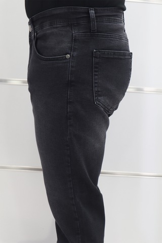Denim Cartel Dmctekstil Erkek Füme Normal Bel Dar Kalıp Boru Paça Jean Pantolon Füme