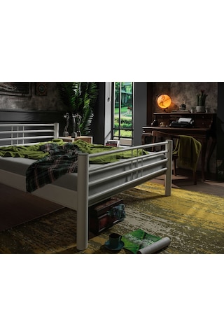 Bedliga Asos Ferforje Metal Çift Kişilik Karyola