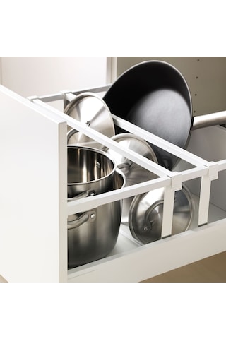 Mutfak Çekmecesi, Beyaz, 60x60 Cm, Yüksek Beyaz