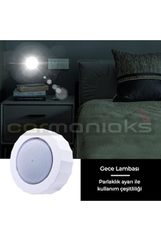 RGB Mıknatıslı Dokunmatik Led Atmosfer Lamba Çok Renkli