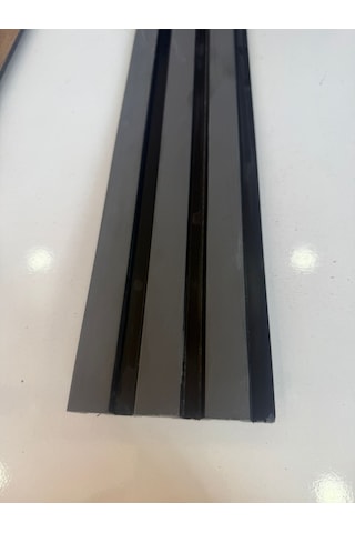 Polimer Antrasit Duvar Ofis Tv Arkası Koridor Dekoratif Panel 5 Adet 55 Cm