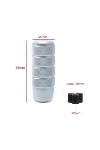 Reedark 95mm Kaymaz Vites Topuzu - Evrensel Araçlar İçin Yüksek Kaliteli Alüminyum Vites Kolu Mor