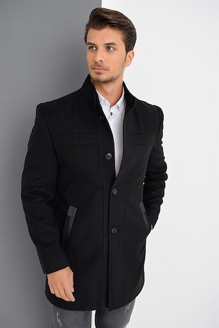 Plt8387 Dewberry Erkek Palto-siyah Siyah