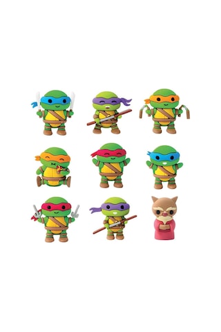 Ninja Kaplumbağalar Buddies 3d Sürpriz Figür 5 Cm Yumuşak Dokulu Koleksiyon Oyuncağı - 1 Adet